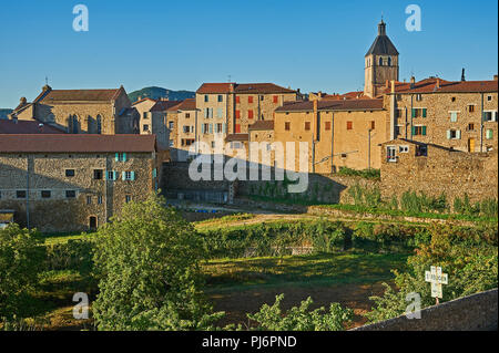 Saint Felicien dans le département de l'Ardèche, région Rhône-Alpes, France Banque D'Images