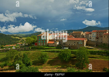 Saint Felicien dans le département de l'Ardèche, région Rhône-Alpes, France Banque D'Images