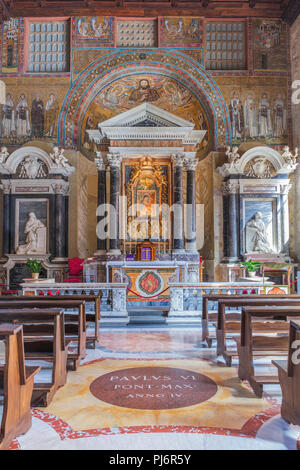 Le Baptistère du Latran, l'intérieur ROME, lazio, Italie Banque D'Images