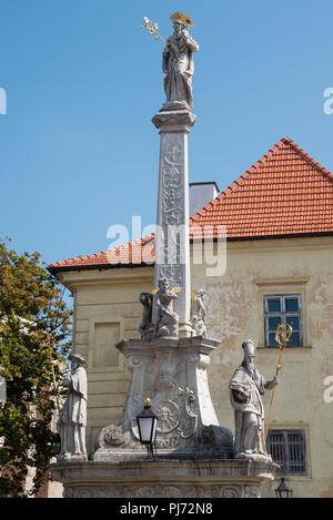 La colonne baroque Saint Joseph à Trnava, Slovaquie Banque D'Images