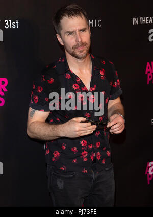 New York, NY - 29 août 2018 : Sam Rockwell assiste à 'l'Acteur' New York Le dépistage à Metrograph Banque D'Images