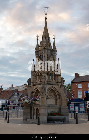 Le Shakespeare Memorial Fountain, Rother Street, Stratford upon Avon, Warwickshire, en Angleterre. Banque D'Images