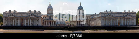 Vue panoramique de l'Old Royal Naval College de Greenwich Banque D'Images