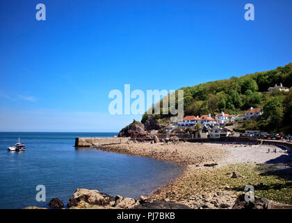 Plage de Babbacombe, dans le Devon (Angleterre) Banque D'Images