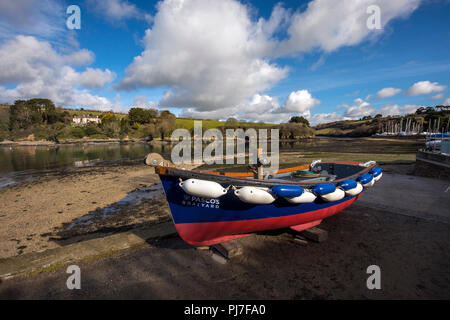 La Pasco Boatyard ; St Just in Roseland, Cornwall, UK Banque D'Images