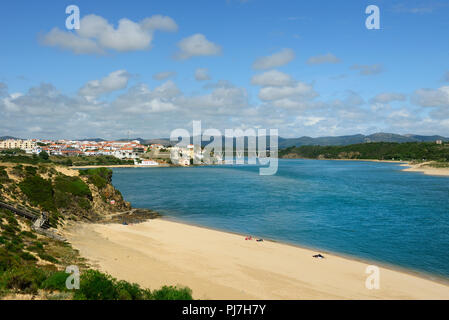 Vila Nova de Milfontes. Costa Vicentina, l'Alentejo. Portugal Banque D'Images