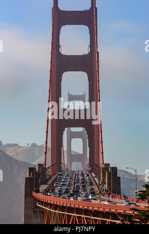 Golden Gate Bridge vu depuis la batterie Marcus Miller Banque D'Images