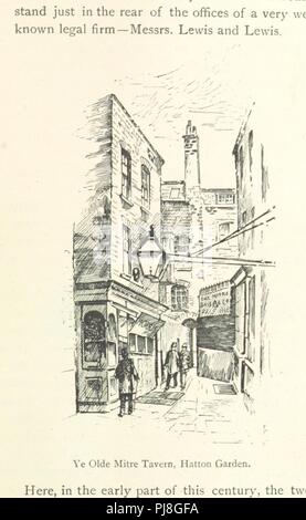 Libre à partir de la page 257 de "vieilles tavernes de Londres. Historique, descriptive et évocatrices. Avec un peu de compte des cafés, clubs, etc' . Banque D'Images