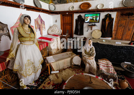 Musée ethnographique, Kruja, Krujë, Durrës, Durres, Albanie Banque D'Images