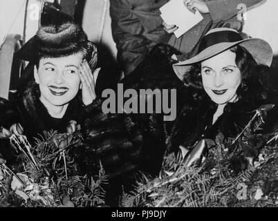 Olivia de Havilland, Vivien Leigh, Atlanta, Géorgie, 1939 Banque D'Images