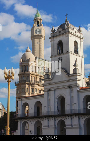 La tour du Cabildo Museum. Plaza de Mayo, Buenos Aires, Argentine. Banque D'Images