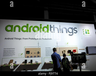 Androidthings, IFA 2018, Berlin, Internationale Funkaustellung Banque D'Images