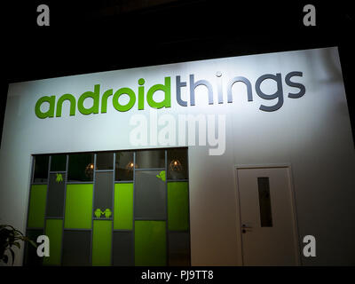 Androidthings, IFA 2018, Berlin, Internationale Funkaustellung Banque D'Images