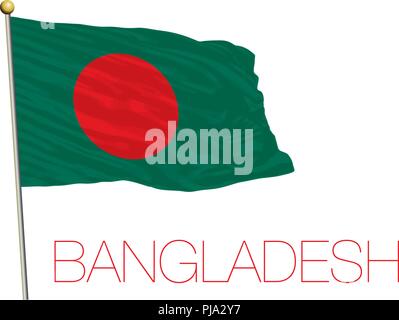 Le Bangladesh drapeau, Royaume-Uni, vector illustration Illustration de Vecteur