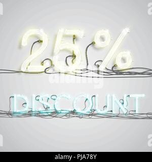 Pourcentage de rabais, vector illustration Illustration de Vecteur