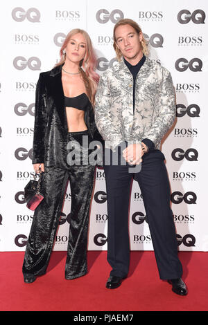 Londres, Royaume-Uni. Septembre 05, 2018 : Lady Mary Charteris au GQ Men of the Year Awards 2018 à la Tate Modern, London Crédit : Sarah Stewart/Alamy Live News Banque D'Images