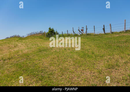 Vue sur Mt. Rigi en Suisse en été. Le Rigi est une destination touristique populaire, accessible par un chemin de fer à crémaillère de montagne. Banque D'Images