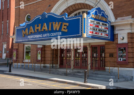 Mahaiwe Performing Arts Center à Great Barrington propose une soirée animée dans les Berkshires Banque D'Images