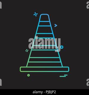 Vlc road blocker vector Illustration de Vecteur