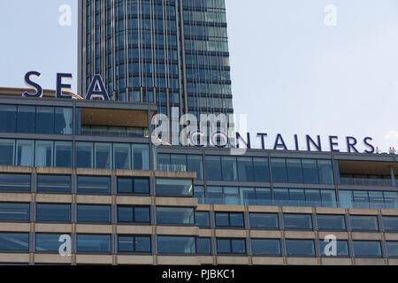 L'hôtel Mondrian, bâtiment des conteneurs de mer Banque D'Images