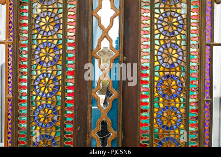 République islamique d'Iran. Téhéran. Palais du Golestan, UNESCO World Heritage Site, un groupe de bâtiments royaux qui se compose de jardins, bâtiments royaux, Banque D'Images