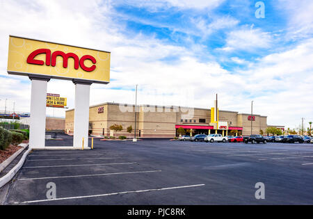 Du cinéma AMC sur Rainbow Boulevard à Las Vegas, Nevada Banque D'Images