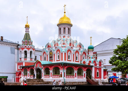 La Cathédrale de Kazan - la Place Rouge, Moscou, Russie Banque D'Images