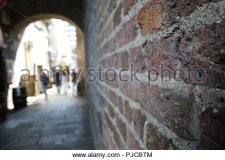 Une allée de Dublin, Temple Bar Banque D'Images