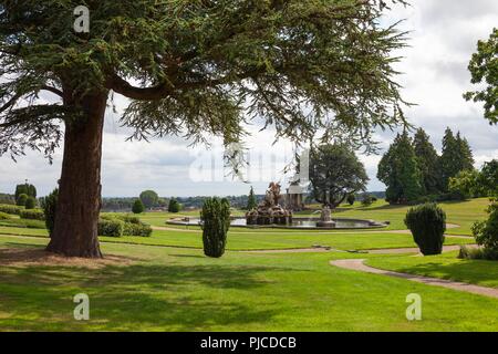 Witley Court gardens, Worcestershire, Angleterre. Banque D'Images