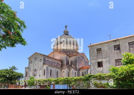 Iglesia de Jesús de Miramar, La Havane, cathédrale catholique et deuxième grandes de Cuba, extérieur Banque D'Images