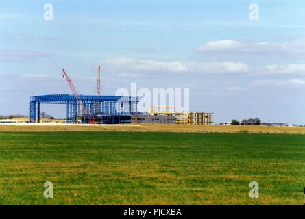 L'aéroport de Stansted En construction Banque D'Images