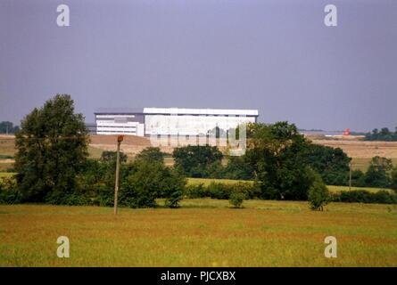 L'aéroport de Stansted En construction Banque D'Images