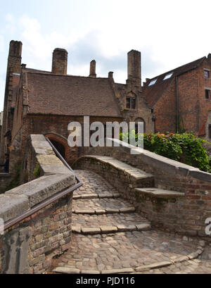 Pont Saint Bonifacius à Bruges, Belgique Banque D'Images