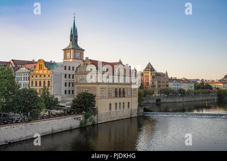 Le musée Smetana à Prague, République Tchèque Banque D'Images