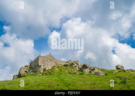 Saint Ives, Angleterre - Juin 2018 : Chapelle Saint Nicolas sur une colline à Saint Ives, Cornwall, UK Banque D'Images