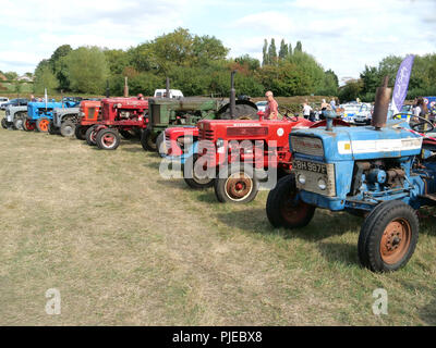 Affiche des tracteurs traditionnels au comté de Bucks Show, España Banque D'Images