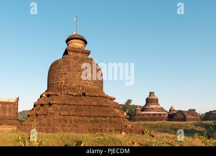 Htukkanthein Paya, Mrauk U, la Birmanie Banque D'Images