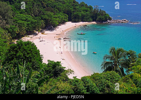 Plage de Laem Singh, Phuket, Thailand, plage de Laem Singh Banque D'Images