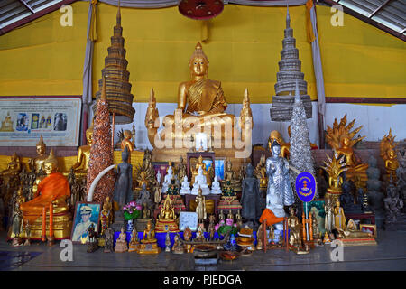 Autel dans le Grand Bouddha, Phuket, Thailand, autel suis Big Buddha, Phuket Banque D'Images