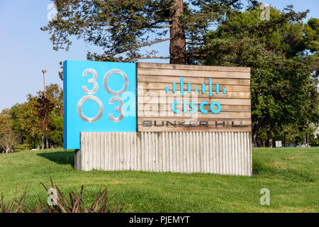 Cisco, 3003 Bunker Hill, signer, à Santa Clara, Californie Banque D'Images