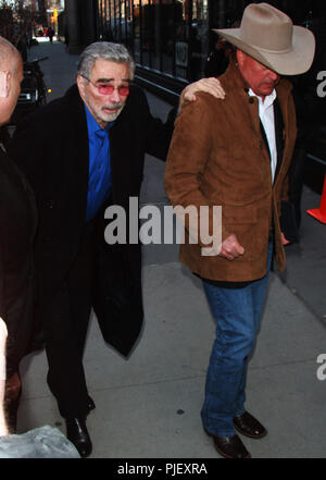 NEW YORK, NY 15 Mars 2018 : Burt Reynolds à construire des séries pour parler d'un nouveau film des moments déterminants, à New York. Le 15 mars 2018 Credit:RW/MediaPunch***FILE PHOTO*** Burt Reynolds est décédé Banque D'Images