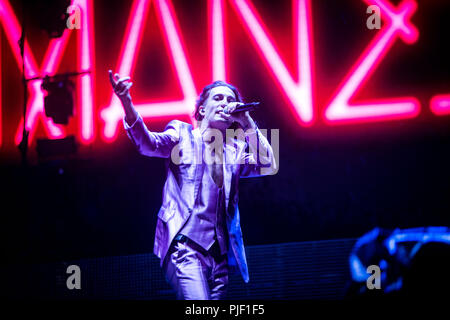 Rho Milan Italie 6 septembre 2018 Maneskin live au Milano Rocksl 2018 au salon à l'Expo © Roberto Finizio / Alamy Crédit : Roberto Finizio/Alamy Live News Banque D'Images