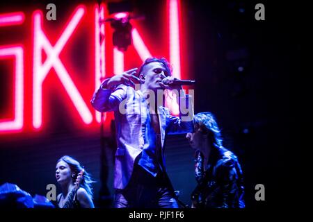 Rho Milan Italie 6 septembre 2018 Maneskin live au Milano Rocksl 2018 au salon à l'Expo © Roberto Finizio / Alamy Crédit : Roberto Finizio/Alamy Live News Banque D'Images