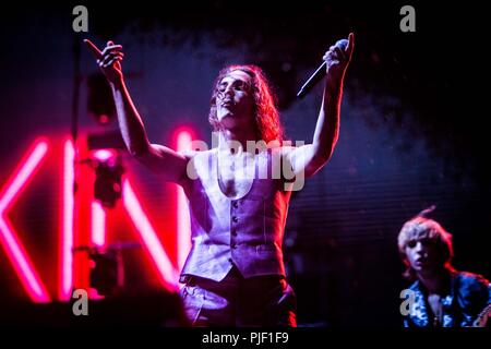 Rho Milan Italie 6 septembre 2018 Maneskin live au Milano Rocksl 2018 au salon à l'Expo © Roberto Finizio / Alamy Crédit : Roberto Finizio/Alamy Live News Banque D'Images