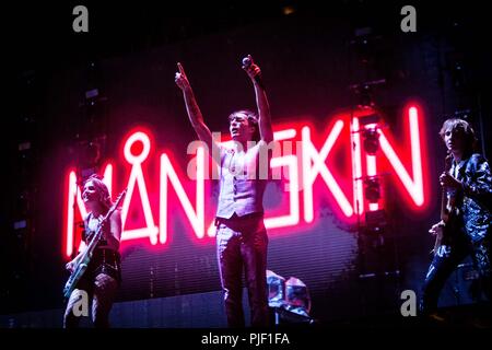 Rho Milan Italie 6 septembre 2018 Maneskin live au Milano Rocksl 2018 au salon à l'Expo © Roberto Finizio / Alamy Crédit : Roberto Finizio/Alamy Live News Banque D'Images