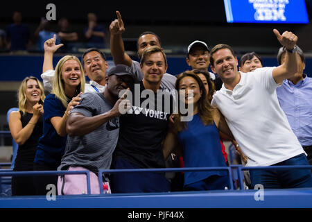 New York, USA. 6 Septembre, 2018. Après la demi-finale de l'équipe Osaka de l'US Open 2018 Tournoi de tennis du Grand Chelem. New York, USA. Le 6 septembre 2018. Sep 6, 2018. Credit : AFP7/ZUMA/Alamy Fil Live News Banque D'Images