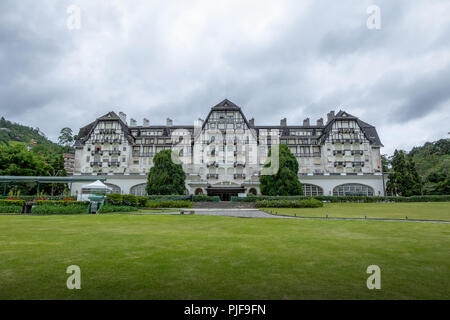 Ancien palais Quitandinha Casino Hotel - Petropolis, Rio de Janeiro, Brésil Banque D'Images