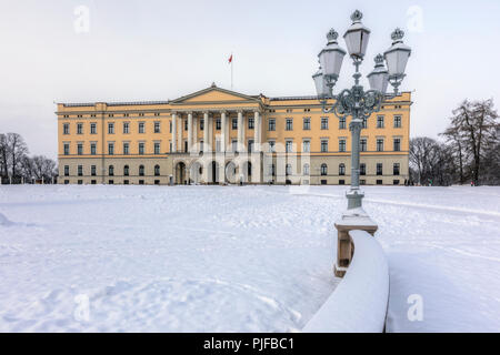 Oslo, Palais Royal, Norvège, Scandinavie, Europe Banque D'Images