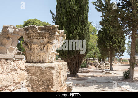 La ville de Carthage a été fondée en 814 avant J.-C. comme une colonie de l'Afrique en Phénicien Banque D'Images