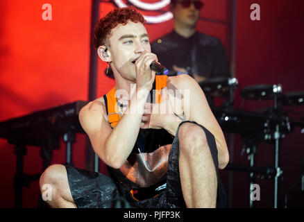 Ans et ans singer Olly Alexander à l'Fusion Festival 2018 Banque D'Images